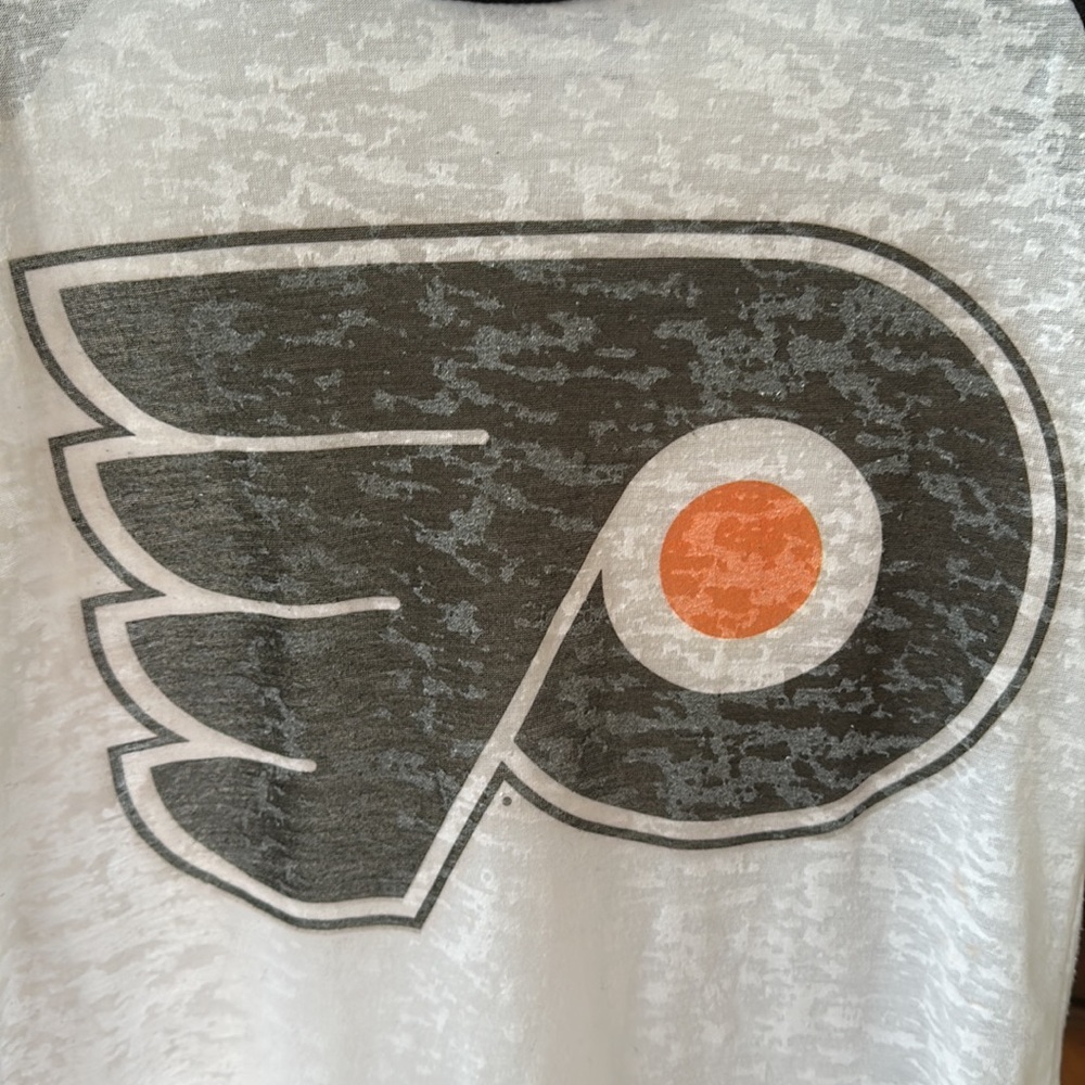 Philadelphia Flyers Burnout Tee by Alyssa Milano
